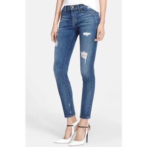 Current/Elliott 'the Stiletto' Destroyed Skinny Jeans
